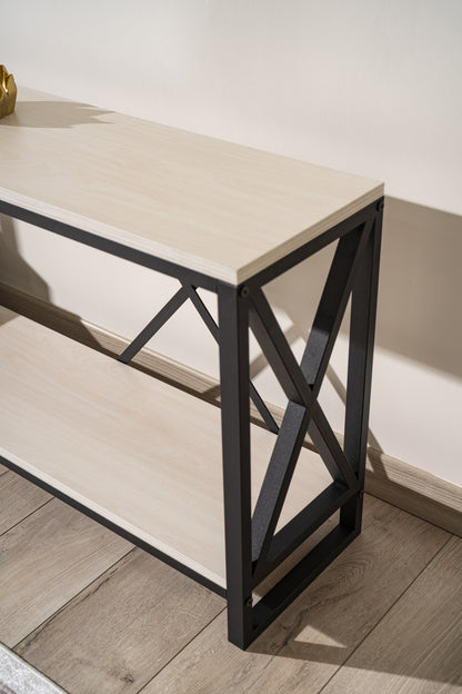 Wooden TV Unit & Console (White)
